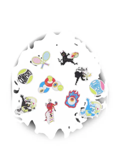 COMFORT Hellfire Tennis Club sticker pack White 3POBSTP06MULTI