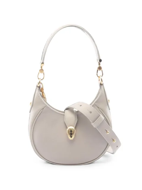 Bvlgari Pre-Owned 2010s small Serpenti Ellipse shoulder bag Grey 1102982