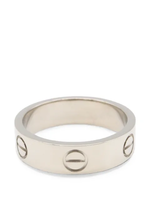 Cartier 2010s Love ring Silver 1102331EX1470