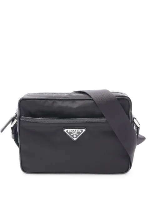 Prada Pre-Owned 2020s Re-Nylon Tessuto shoulder bag Black 1101985