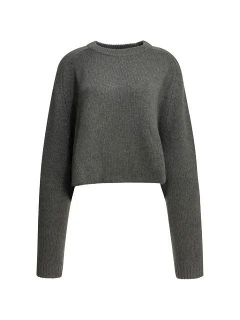 Lisa Yang Karine cropped cashmere sweater Grey 2025108GR