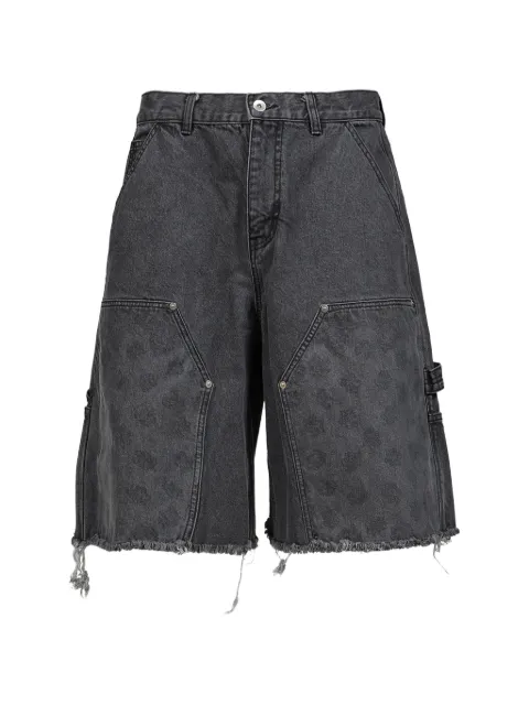 JUN/NAKAYAMA PAISLEY CARPENTER SHORTS / BLK Grey JNSS26015BLK