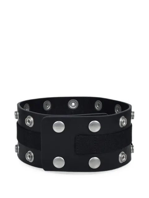 Rick Owens Vega leather choker Black RL01F2457LGEBLK