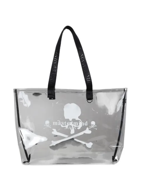 Mastermind Japan skull-print tote bag Neutrals MJ26EE1BA003