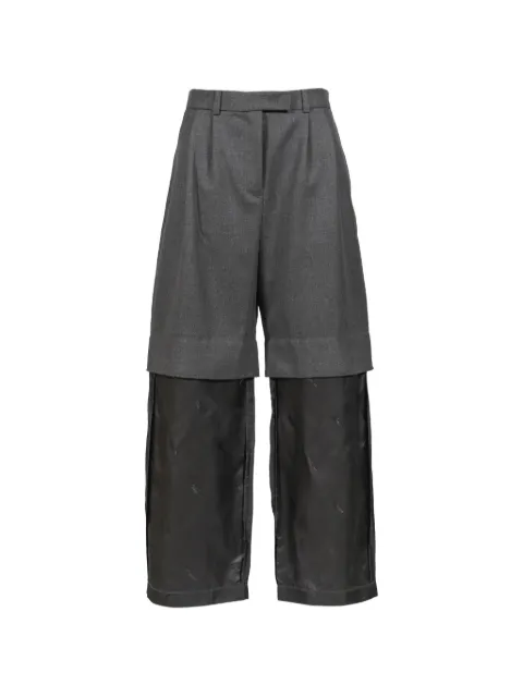 Vaquera Chopped two-layer trousers Grey VAQ10P005