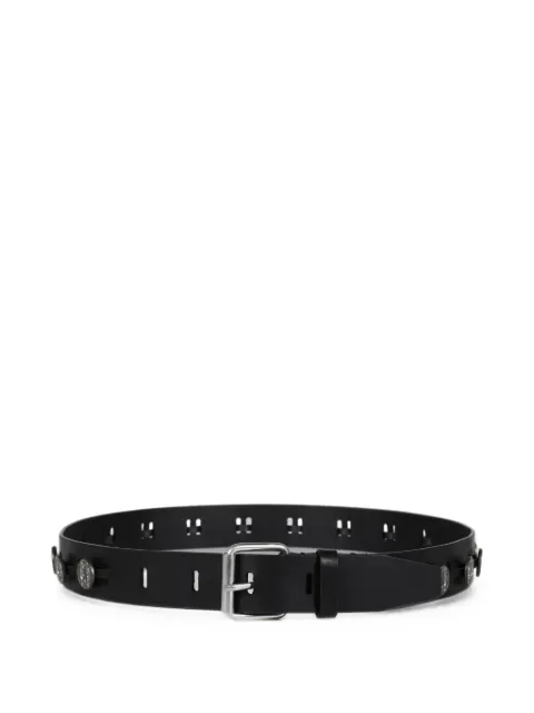 032c Souvenir coin-embellished belt Black F25UAL3505