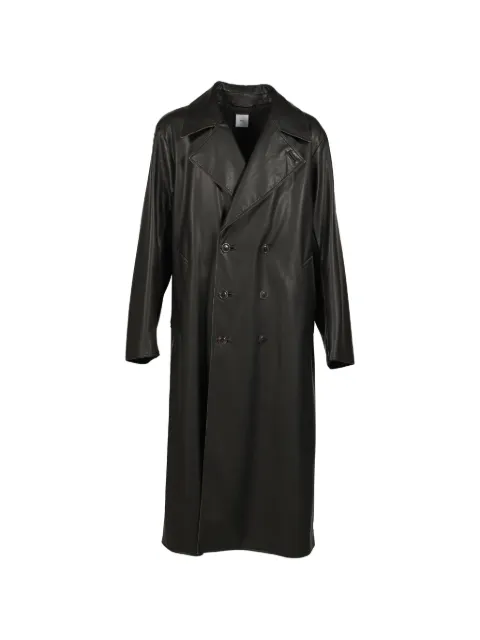 FILTH double-breasted loose coat Black FL252CT01BLK