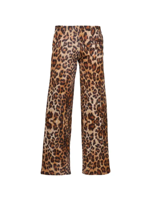 LA MASKARADE leopard-print track pants Brown LALJ