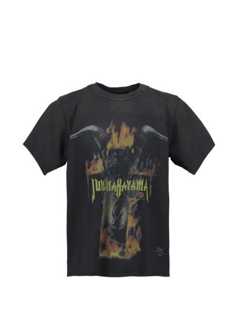 JUN/NAKAYAMA Goat graphic-print T-shirt Black JNSS25002