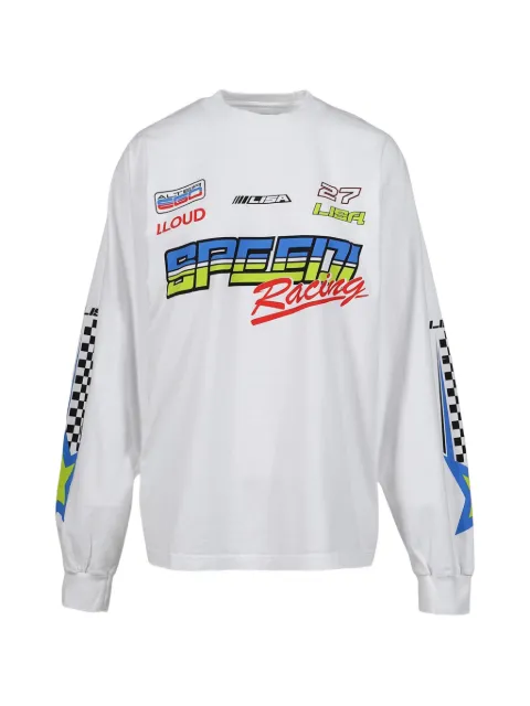 Alter Ego graphic-print long-sleeve sweatshirt White SPEEDILS