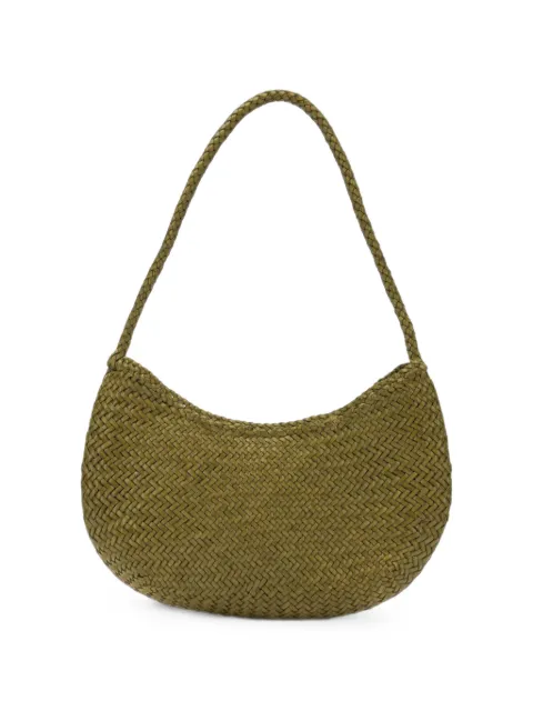 DRAGON DIFFUSION Nova Luna woven tote bag Green 8020