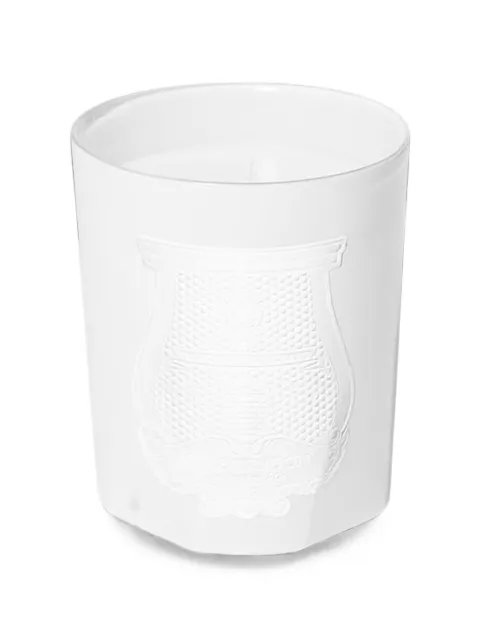TRUDON logo-embossed candle White TRUVALP14TRU
