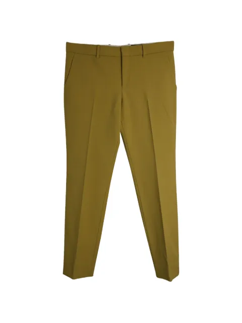 Gucci Pre-Owned straight-leg trousers Yellow NAPPUGBCL282664W