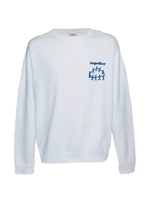 SANDRO Together appliqué sweatshirt White 1411704