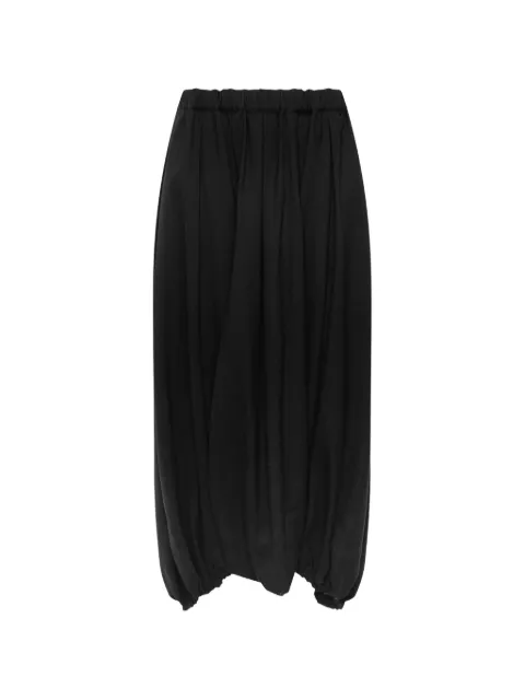 Comme Des Garçons Parachute wool georgette trousers Black GRP00905111A