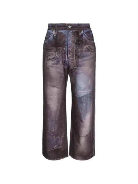 Andersson Bell Illusion Patchwork Tromp L'Oeil jeans Blue APA946U00BLUE