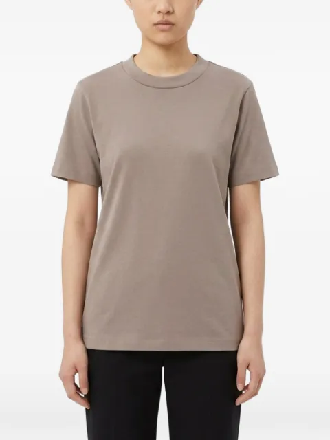 FEAR OF GOD ESSENTIALS ribbed logo-patch T-shirt Grey RW00367