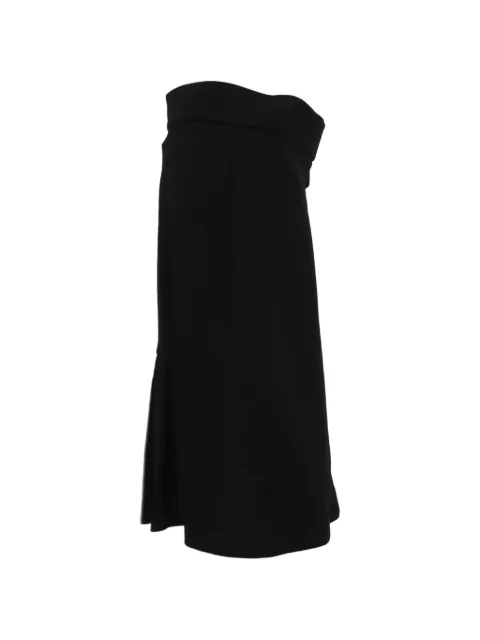 Prada Pre-Owned rubber-patch accent skirt Black GILTPUUSCL787055W