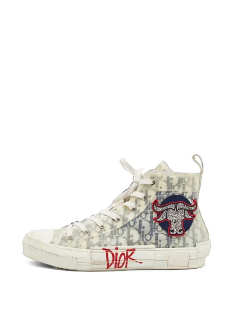 Christian Dior Pre-Owned x Shawn Stüssy B23 high-top sneakers Neutrals 1410102