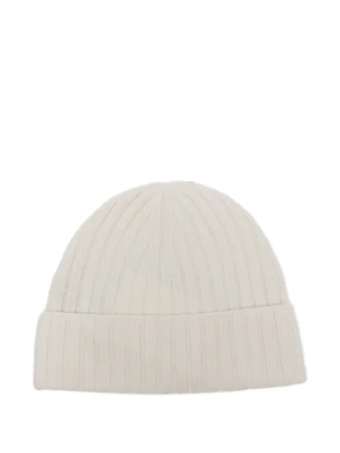 JOSEPH ribbed-knit beanie hat Neutrals JF010109