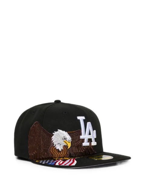 NEW ERA CAP eagle-embroidered cap Black 60853437