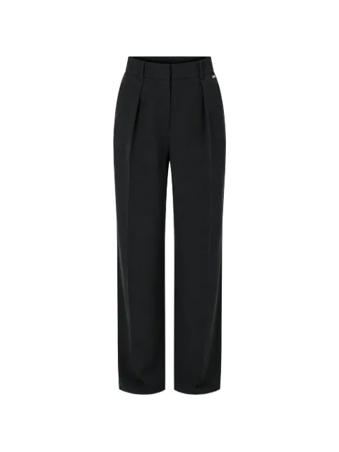 Armani Exchange pleated straight-leg trousers Black XW000664AF1087UC001