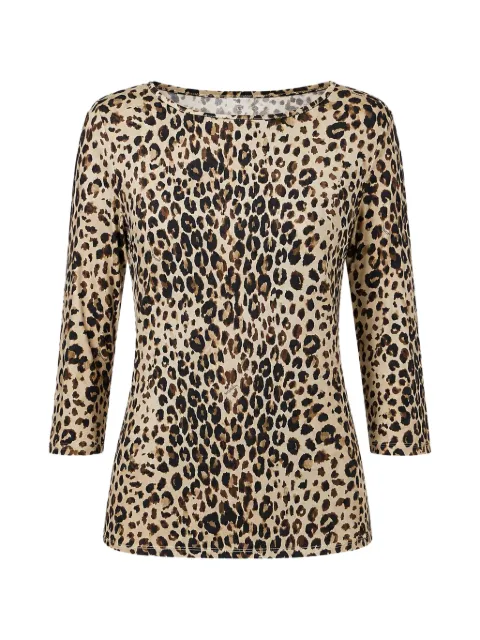 Marella leopard-print top Neutrals MLSEURO2613971014200012