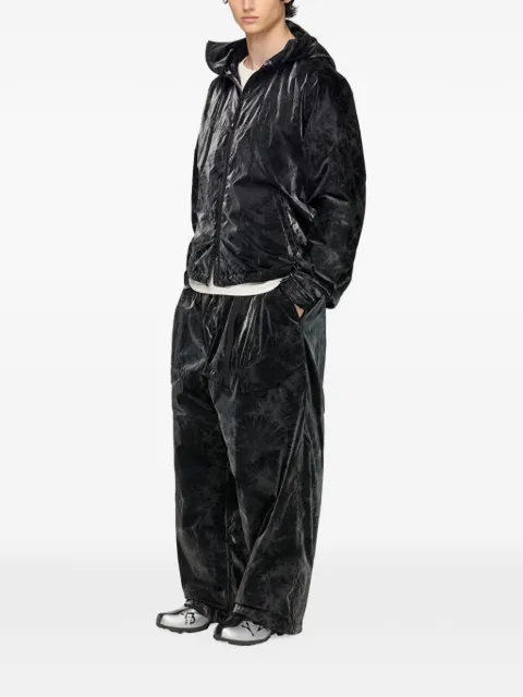 Y-3 marble-print windbreaker Black KS3899