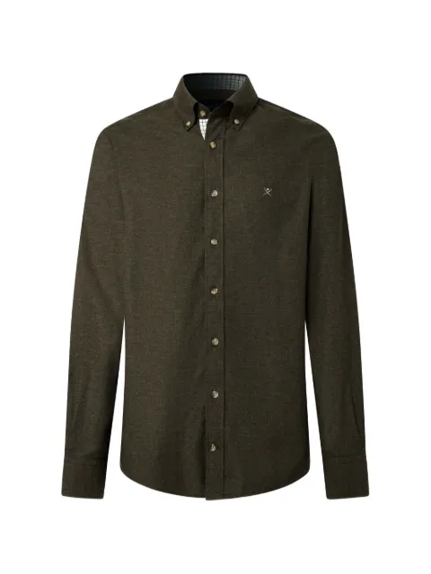 Hackett London button-fastening shirt Green HM3010855