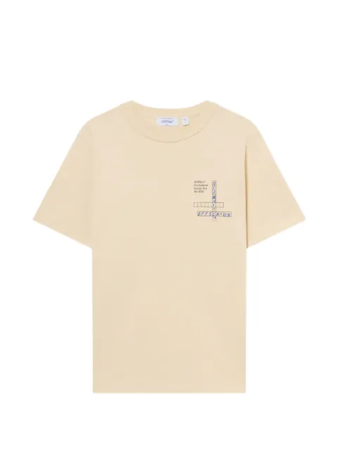 Off-White graphic-print T-shirt Neutrals 29A00716TW230