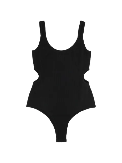 Off-White cut-out ribbed bodysuit Black 2F800658TW009