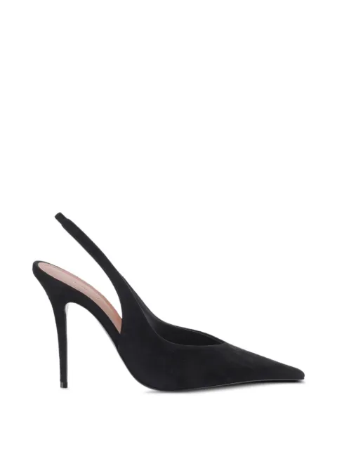 Amina Muaddi Anok pointed-toe slingback pumps Black ANOKSLING105BLACK