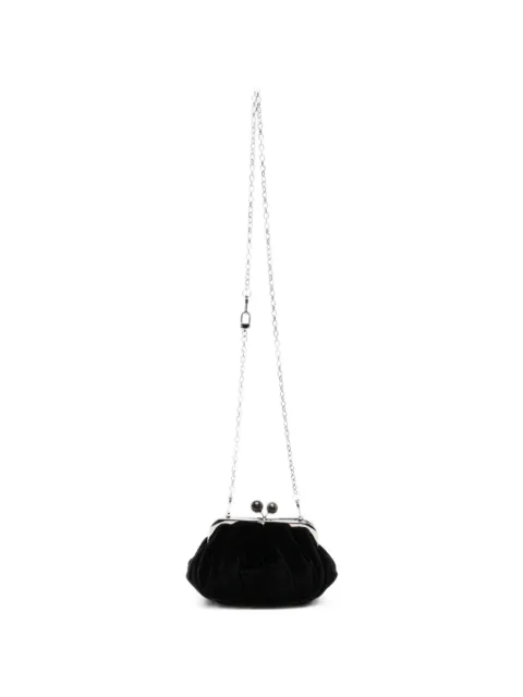 Weekend Max Mara Giochi velvet clutch bag Black 2625516055600