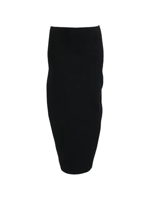 Victoria Beckham 2020s Body knit midi skirt Black RFCPUHKCL757510W