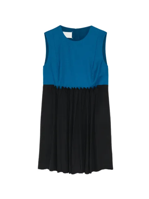 Maison Margiela two-tone pleated top Blue S29NC0259STN483