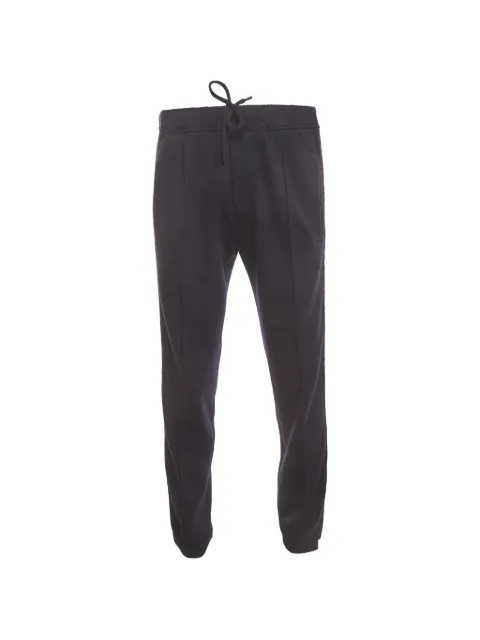 Fendi Pre-Owned Zucca print side stripe track pants Blue 1408231
