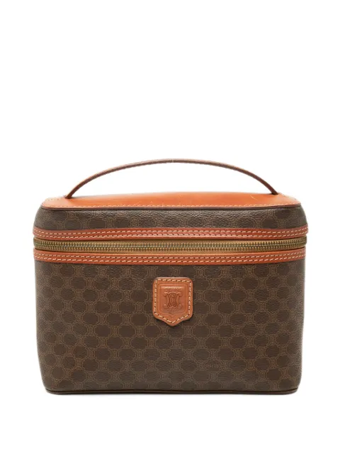Celine Pre-Owned 1994 Macadam Coated Canvas vanity bag Brown TIOYXKQ0EIWQA0Q7
