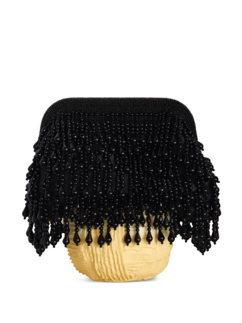 Simon Miller beaded drop clutch bag Black S10799307