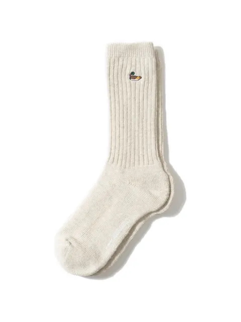 Edmmond Studios Duck ribbed-knit socks Grey 1269401820