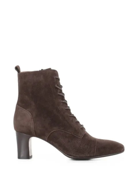 Tassinari Taxi Drivers lace-up suede boots Brown M440