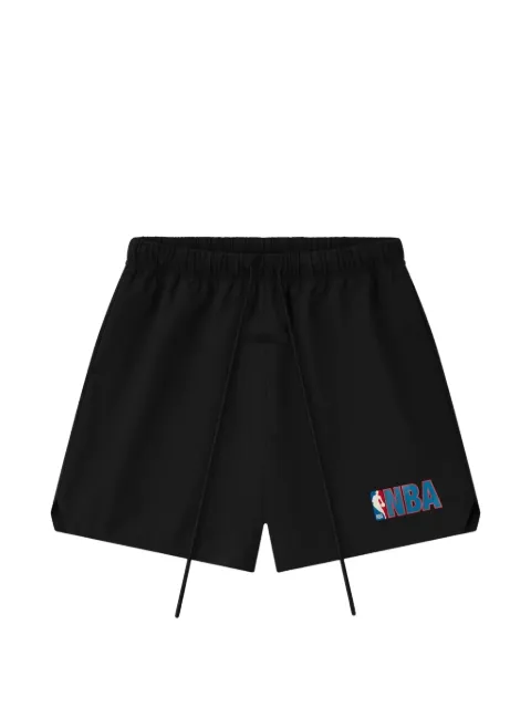 FEAR OF GOD ESSENTIALS NBA logo-print shorts Black 160NB254201F