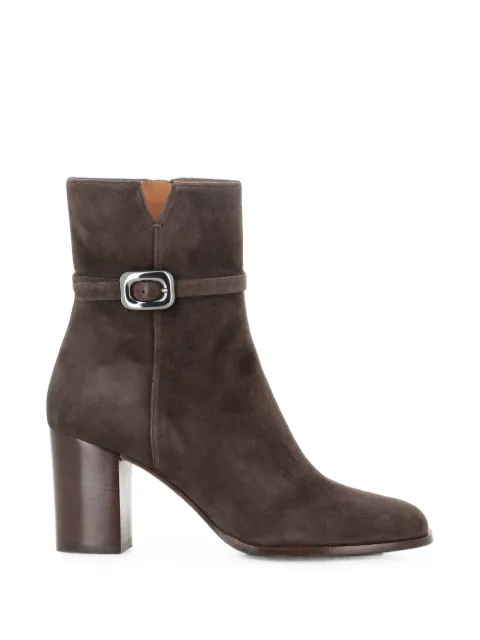 Tassinari Taxi Drivers buckle-detail suede ankle boots Brown A201