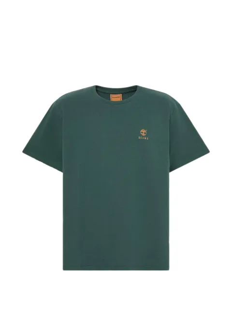 Timberland x BEAMS logo-print T-shirt Green TBC0YHBZ317