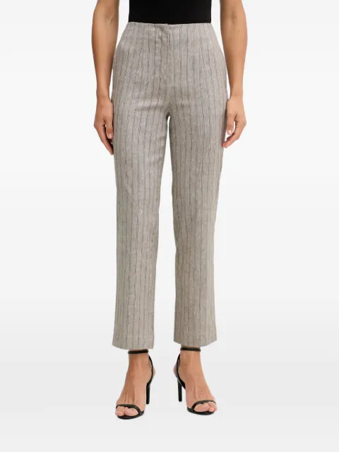 Sisley pinstripe-pattern trousers Neutrals 4NGHLF093