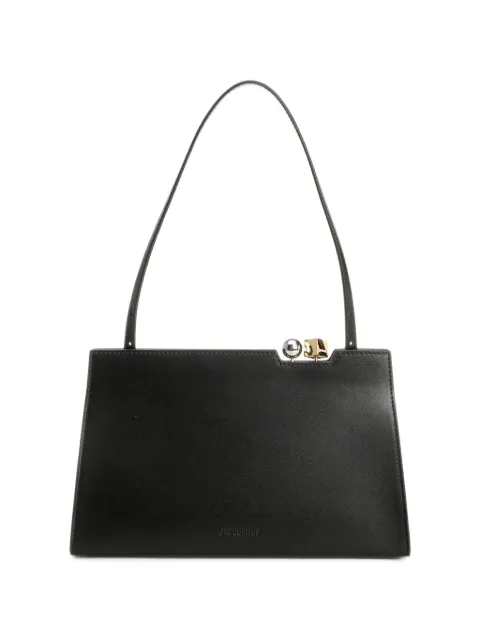 Jacquemus Le Salon leather shoulder bag Black BAW00452AC03C09