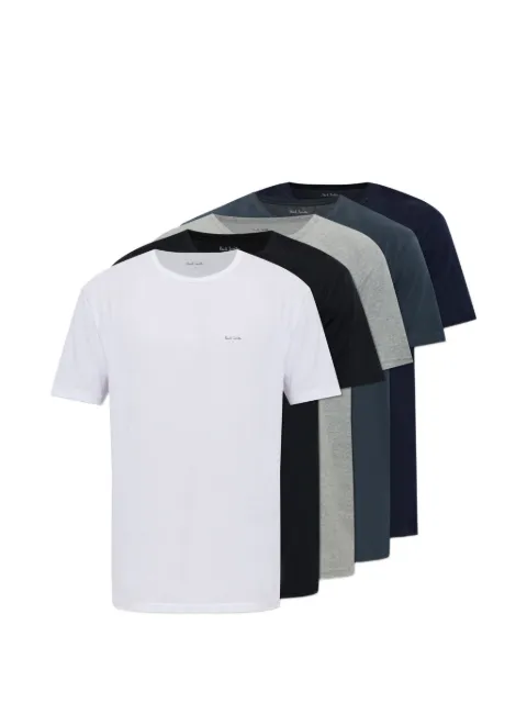 Paul Smith logo-print cotton lounge T-shirts (set of five) White M1A389M5PK