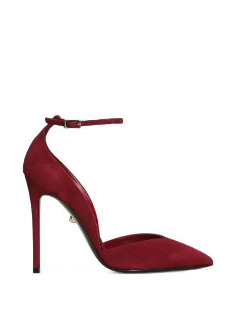 Alevì Camilla pointed-toe ankle-strap pumps Red L26S4002U0879