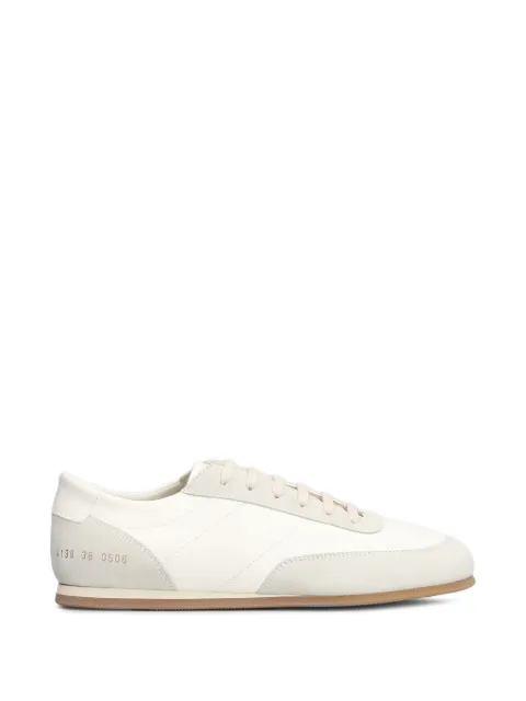 Common Projects Minimal Runner suede-panelled sneakers White 4198