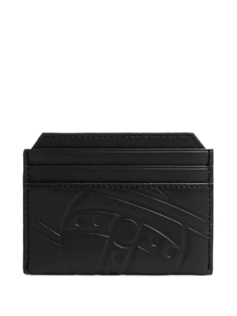 Vivienne Westwood Orb-debossed leather card holder Black 54030011UL00EX