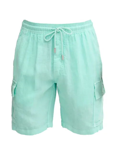 Vilebrequin drawstring cargo shorts Green BAIAU101
